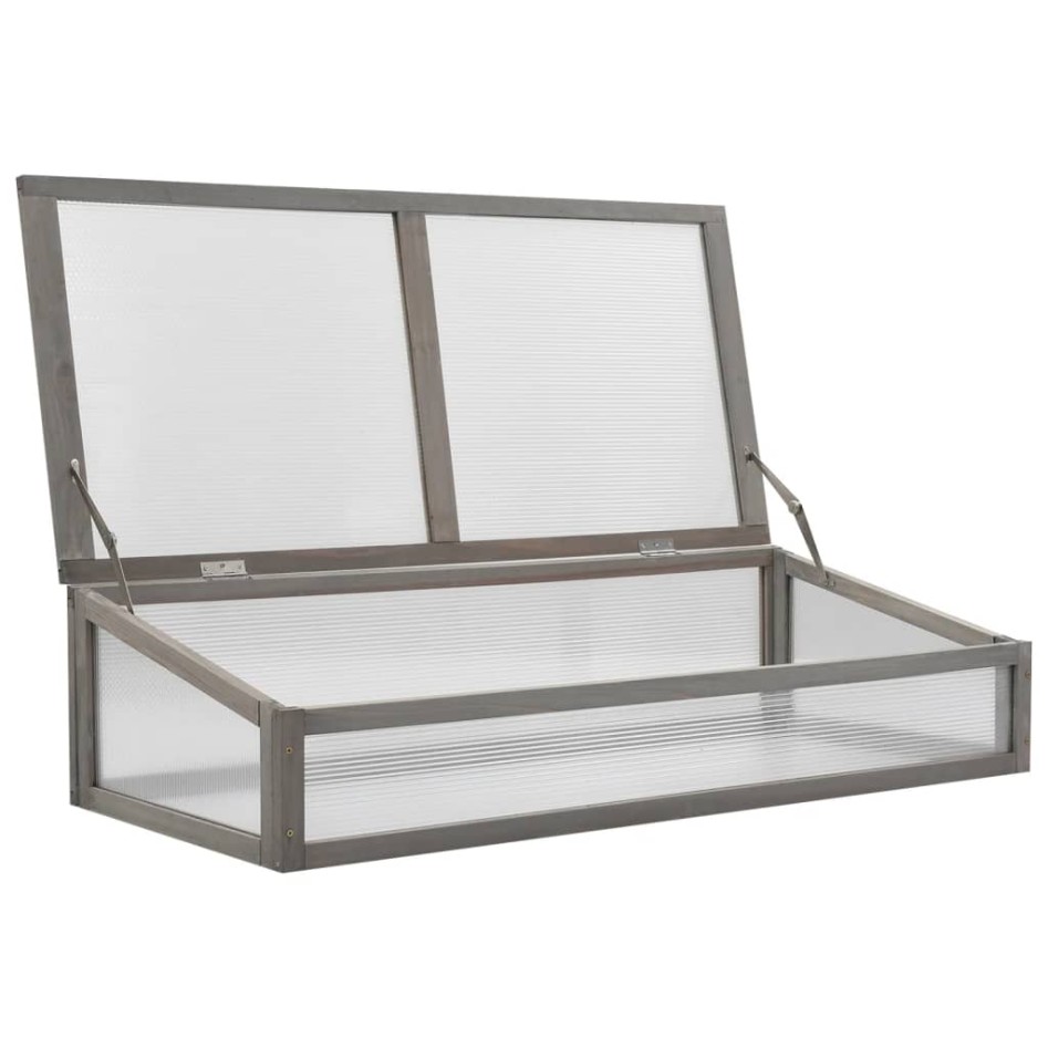 Jardinera elevada con invernadero 110x54x120 cm