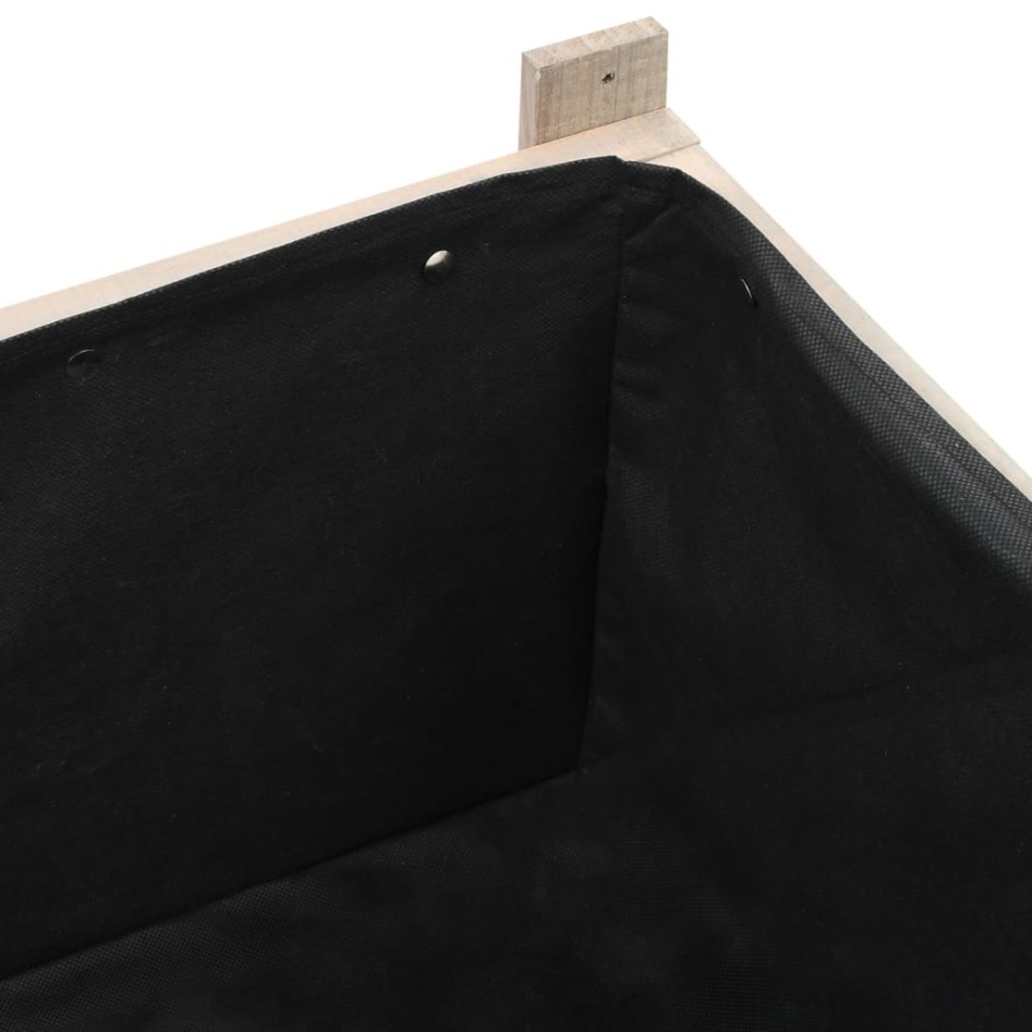 Jardinera elevada con invernadero 110x54x120 cm