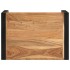 Mesas apilables 3 uds madera maciza con acabado de