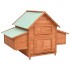 Gallinero de madera maciza de abeto rojo 152x96x110