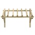 Pérgola de puerta de madera maciza de pino 200x100x100