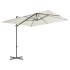 Sombrilla voladiza con poste de acero 250x250 cm