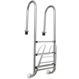 Escalera de piscina 3 peldaños acero inoxidable 304 120