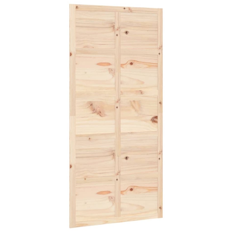Puerta de granero madera maciza pino 100x1,8x214