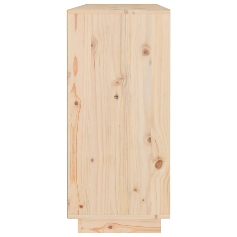 Aparador de madera maciza de pino 110x34x75