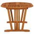 Mesa de jardín madera maciza de eucalipto 200x100x75