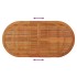 Mesa de jardín madera maciza de eucalipto 200x100x75