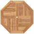 Mesa de jardín plegable madera maciza de teca 120x120x75