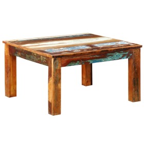 Mesa de centro cuadrada madera