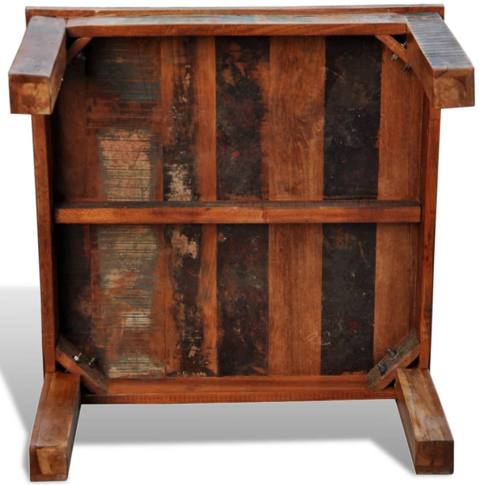 Mesa de centro cuadrada madera