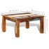 Mesa de centro cuadrada madera