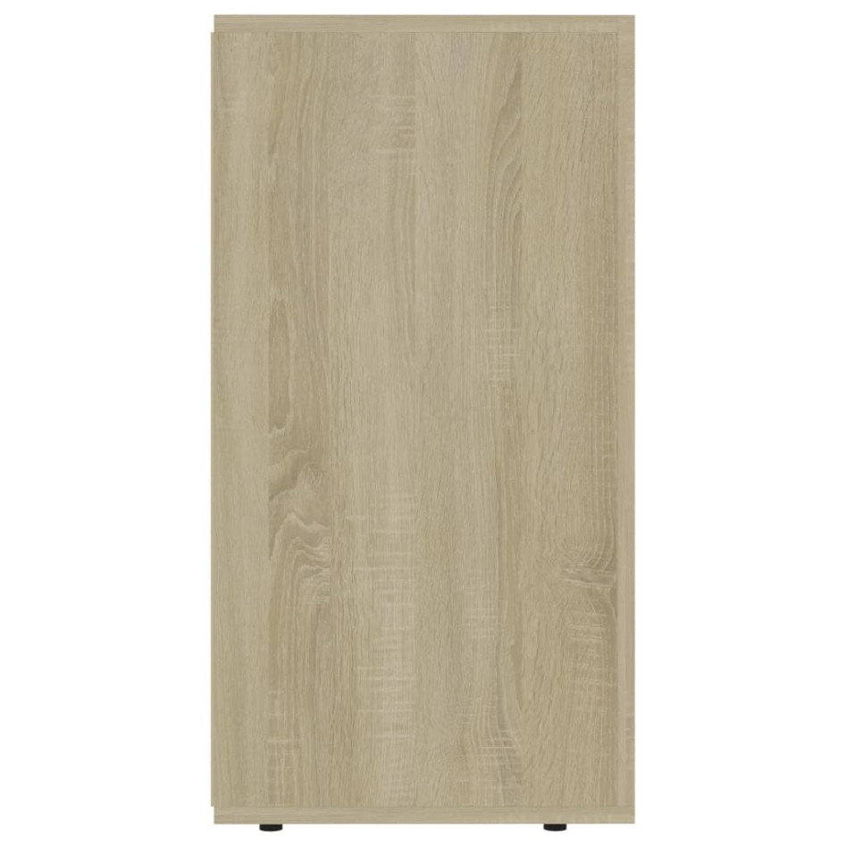 Aparador madera contrachapada color roble Sonoma 120x36x69