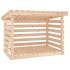 Leñero de madera maciza de pino 108x73x79