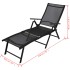 Tumbona plegable de aluminio