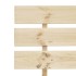 Estructura de cama de madera maciza de pino 120x200