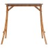 Estructura columpio techo antracita madera curvada acabado
