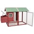 Gallinero madera maciza de pino y abeto rojo 170x81x110