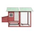 Gallinero madera maciza de pino y abeto rojo 170x81x110