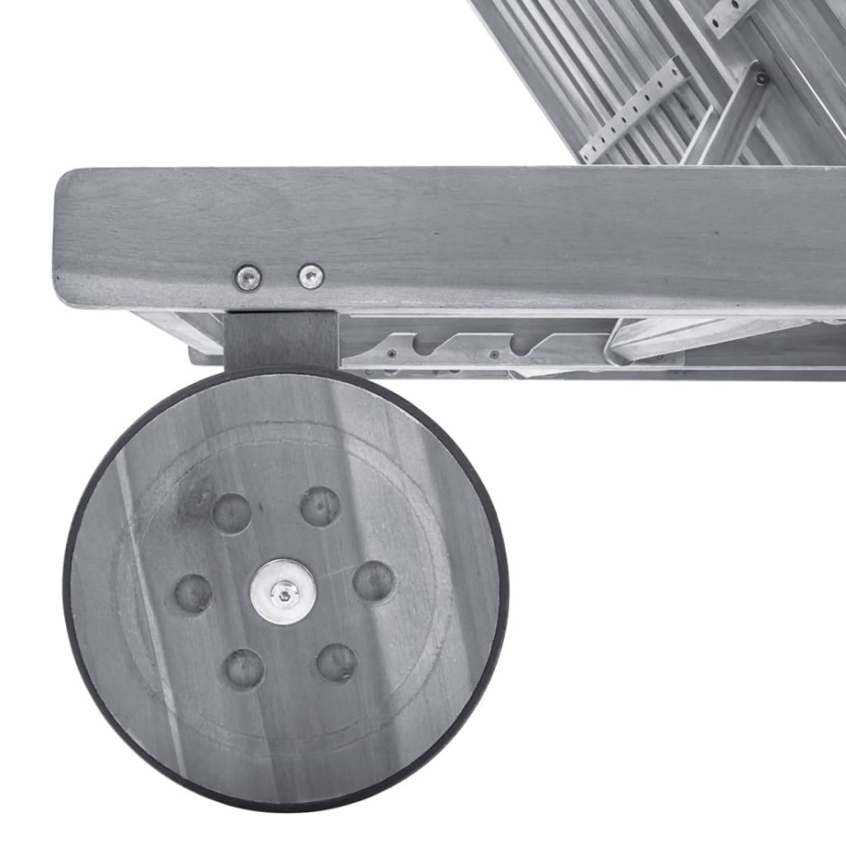 Tumbona para 2 personas madera maciza de