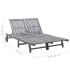 Tumbona para 2 personas madera maciza de