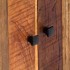 Aparador de madera maciza reciclada y acero 60x35x76