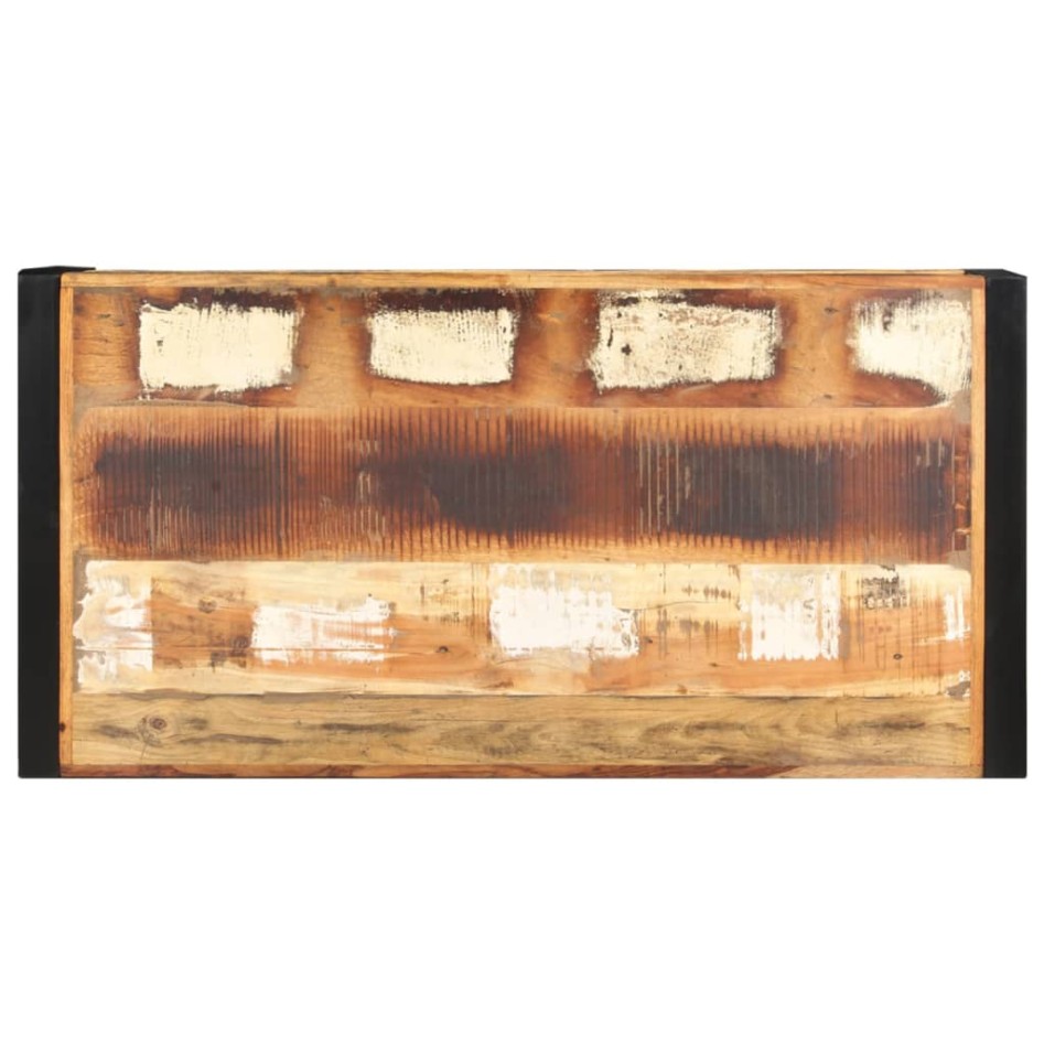 Mesa de centro madera maciza reciclada 120x60x40