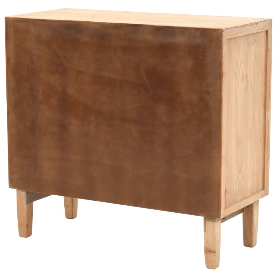 Cajonera de madera maciza de abeto 80x36x75