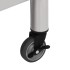 Mesa de trabajo para cocina con ruedas acero inox 100x45x85
