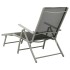 Tumbona plegable textilene y aluminio negro y
