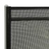 Tumbona plegable textilene y aluminio negro y