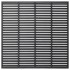 Valla de lamas WPC gris 180x180