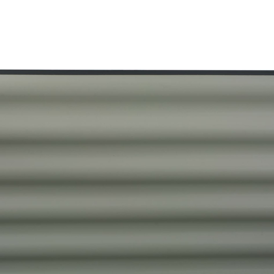 Arriate de acero galvanizado gris 160x80x81