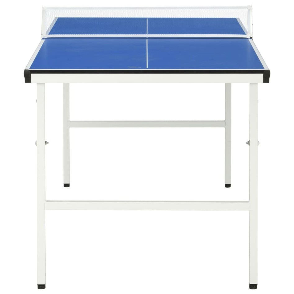 Mesa de ping pong con red azul 152x76x66