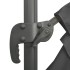 Sombrilla voladiza con LED gris antracita 400x300
