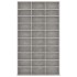 Armario para CDs madera contrachapada gris 102x16x177,5