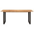 Mesa de comedor de madera maciza de acacia 180x90x76