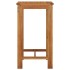 Mesa alta de jardín madera maciza de acacia 60x60x105