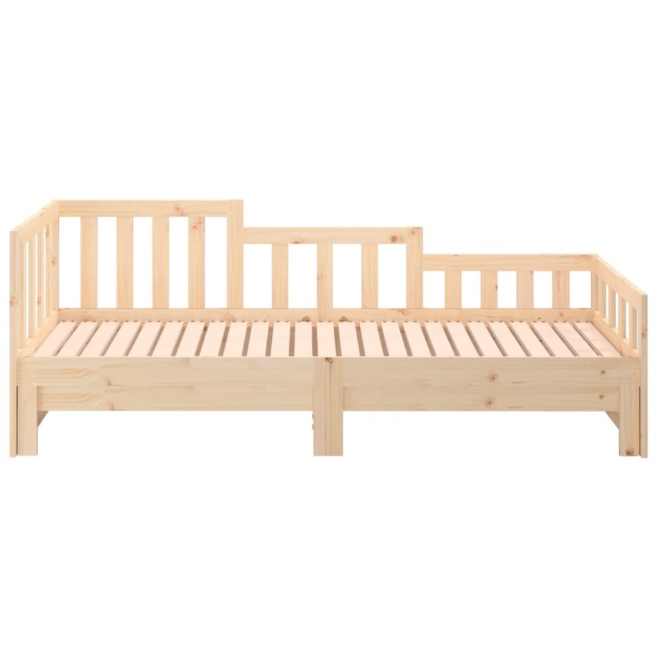 Sofá cama extraíble madera maciza de pino 2x(90x190)
