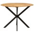 Mesa de comedor madera maciza de mango y acero 110x78
