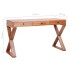 Escritorio ordenador madera maciza caoba natural 115x47x77