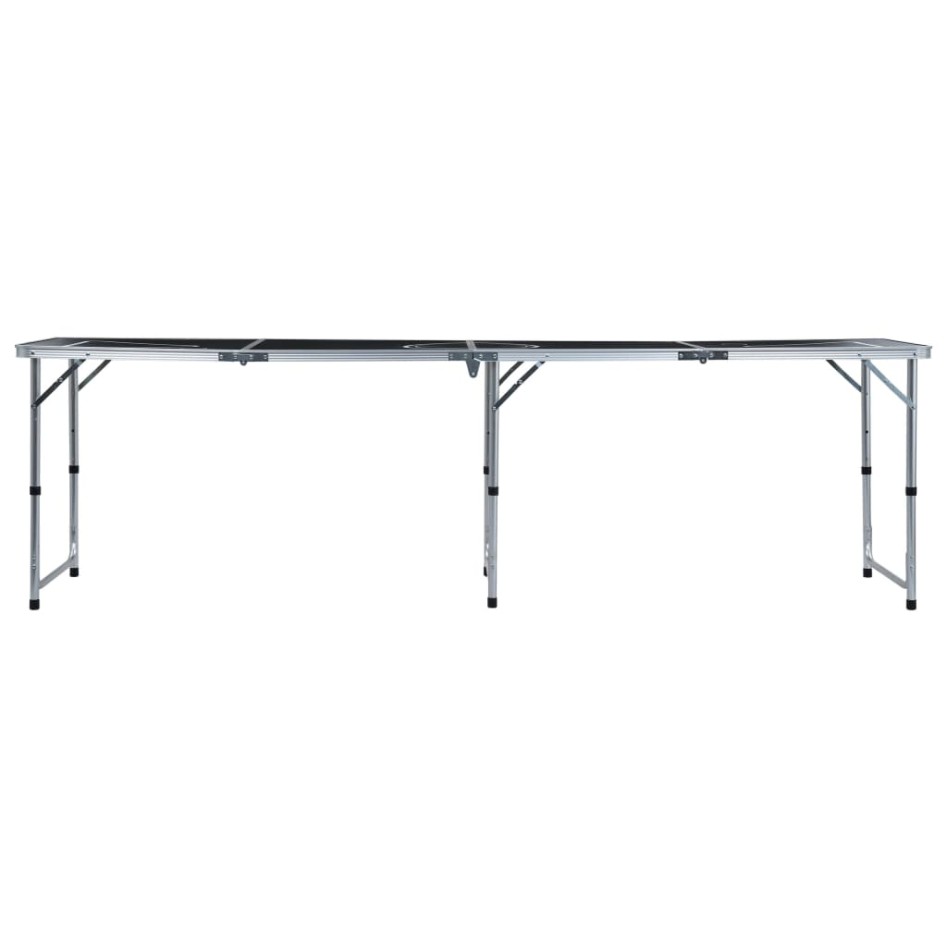 Mesa de beer pong plegable negro 240
