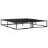 Estructura de cama de metal negra 180x200