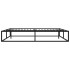 Estructura de cama de metal negra 180x200