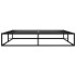 Estructura de cama de metal negra 180x200