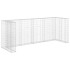 Muro de gaviones para contenedor de basura acero 320x100x120