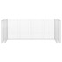 Muro de gaviones para contenedor de basura acero 320x100x120