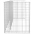 Muro de gaviones para contenedor de basura acero 320x100x120