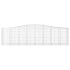 Cesta gaviones forma arco hierro galvanizado 400x50x100/120