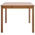 Mesa de comedor de madera de pino marrón miel 180x90x73