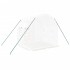 Invernadero con estructura de acero blanco 4 m² 2x2x2